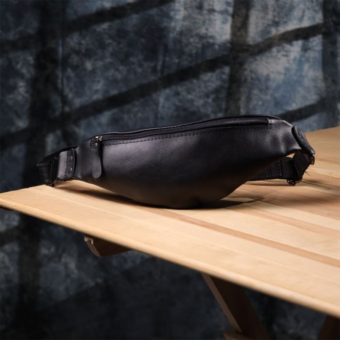 Сумка Shvigel З натуральної шкіри Чорна (23134) зображення 9