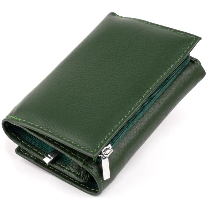 Гаманець ST Leather Зі шкіри унісекс Зелений (19332) зображення 2