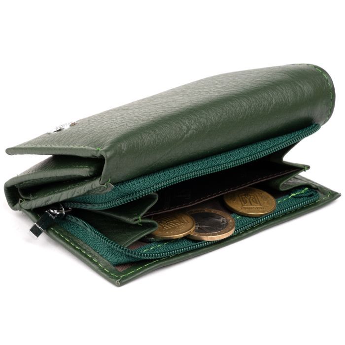 Гаманець ST Leather Зі шкіри унісекс Зелений (19332) зображення 4