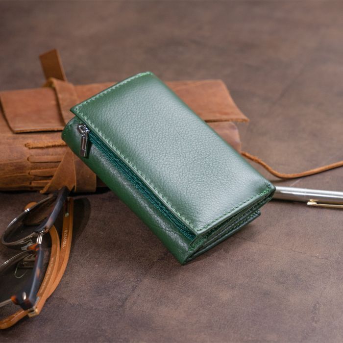 Гаманець ST Leather Зі шкіри унісекс Зелений (19332) зображення 7