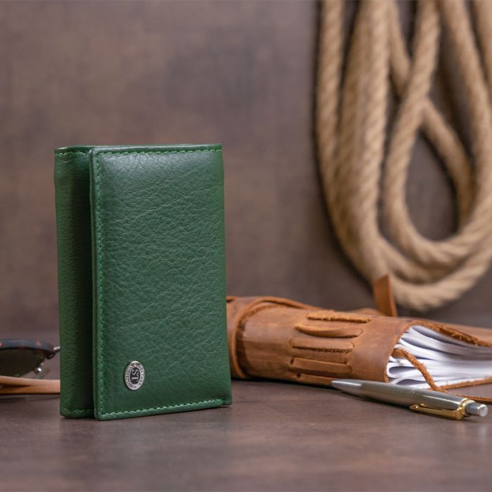 Гаманець ST Leather Зі шкіри унісекс Зелений (19332) зображення 8