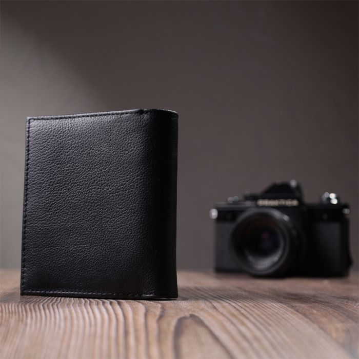 Гаманець ST Leather З натуральної шкіри Чорний (22711) зображення 11