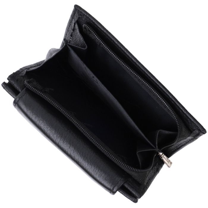 Гаманець ST Leather З натуральної шкіри Чорний (22711) зображення 9