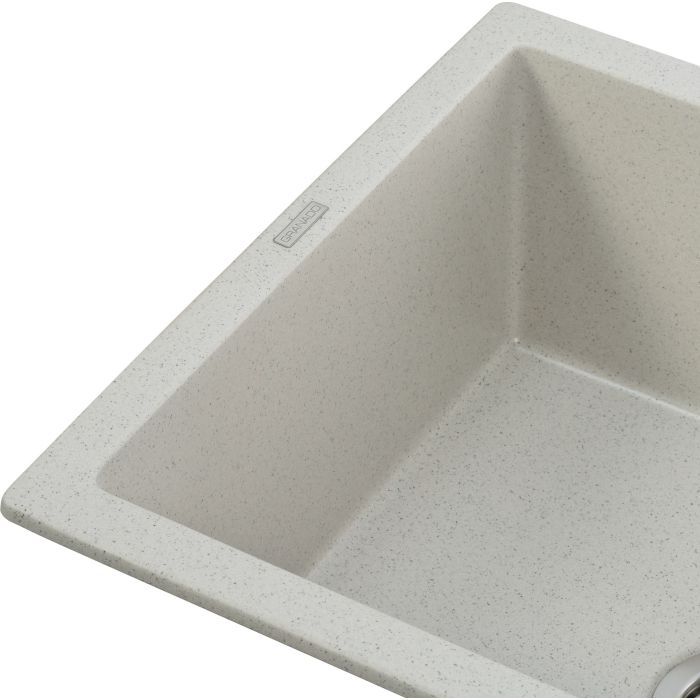 Мийка кухонна GRANADO NAVIA black shine з сифоном (775*495mm.) (gr3801) зображення 3