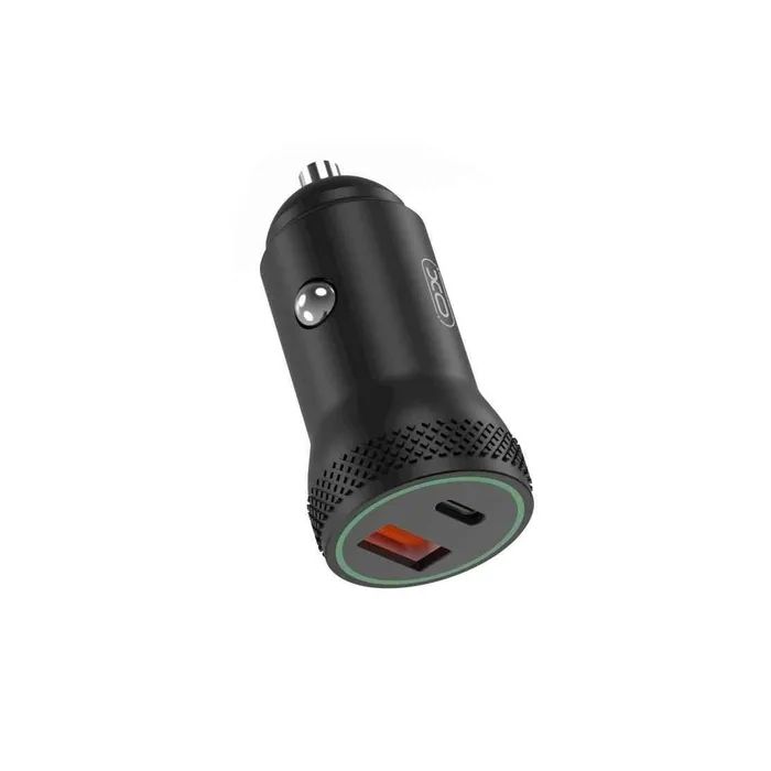 Зарядное устройство XO 1xUSB QC3.0 + 1xUSB-C PD18W black (CC33-BK) изображение 2