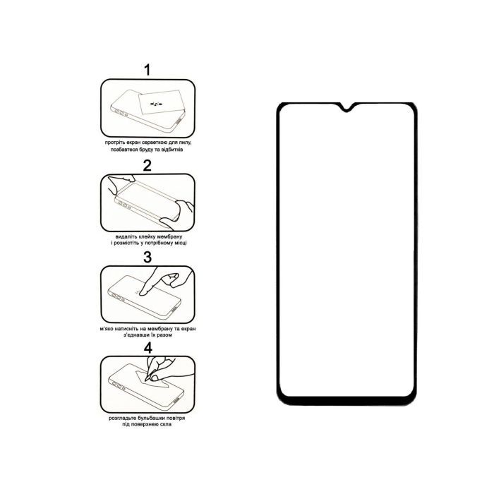 Скло захисне XoKo Full Glue Xiaomi Mi 11 Lite Black (XK-XM-FGLMi11-BK) зображення 4