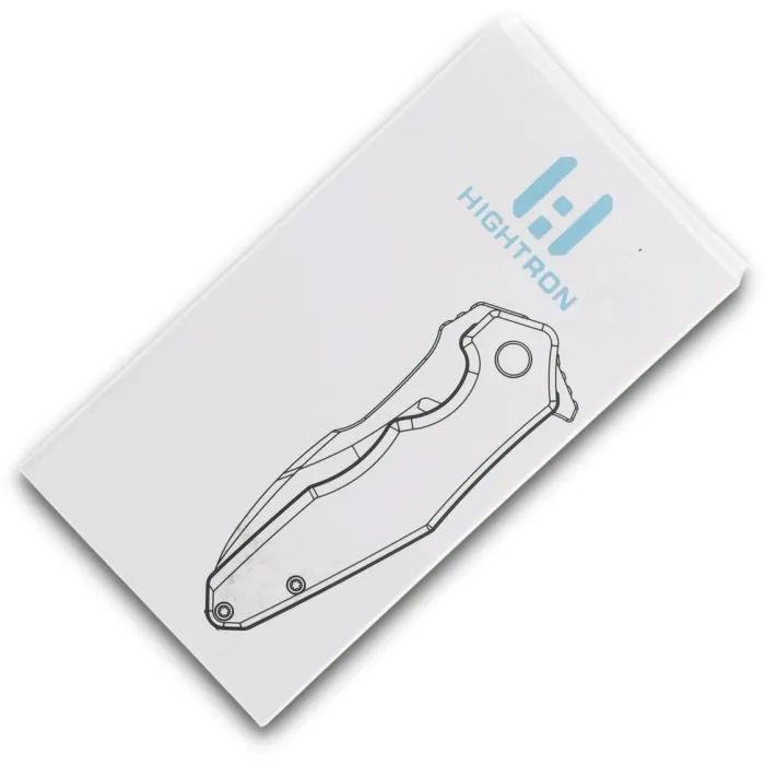 Нож Hightron Mini Ventura, D2, G10, зелений, сталевий stonewash клинок (HK05GRNS) изображение 10