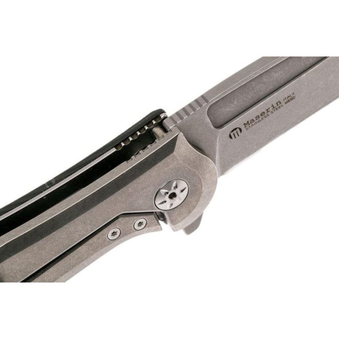 Ніж Maserin Police, N690, G10 + титан, зелений (680/G10V) зображення 6