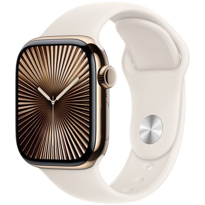 Ремешок для смарт-часов Apple 42mm Starlight Sport Band - S/M (MXLL3ZM/A) изображение 3