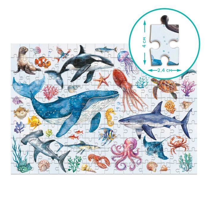 Пазл DoDo Монтессорі Океанічні тварини, 200 елементів (300630) зображення 4