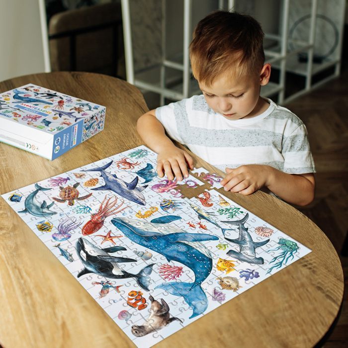 Пазл DoDo Монтессорі Океанічні тварини, 200 елементів (300630) зображення 6
