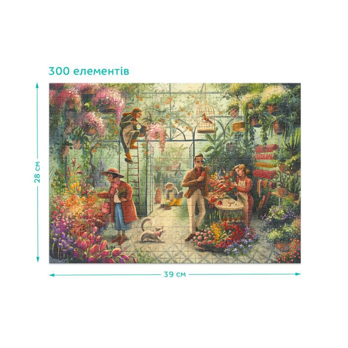 Пазл DoDo Квіткова крамниця, 300 елементів (300590) зображення 5