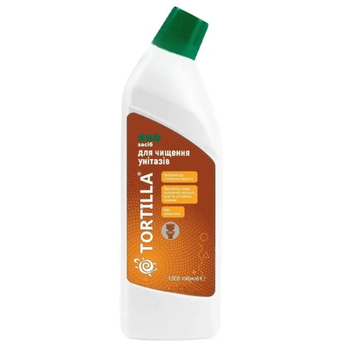 Засіб для чищення унітазу Tortilla Еко 1 л (4820178064576)
