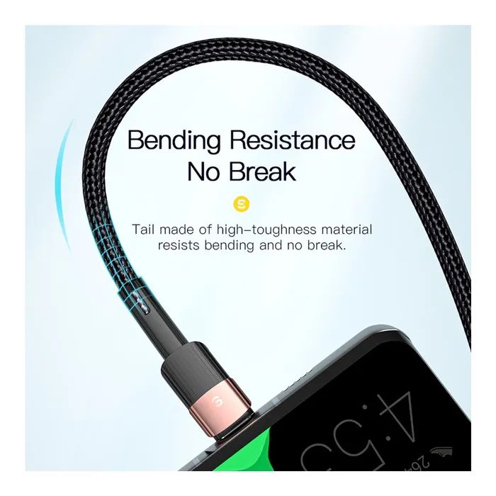 Дата кабель USB 2.0 AM to USB-C 3.0m 7A black Essager (EXCT-XCC01) зображення 5