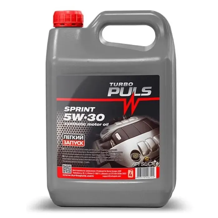 Моторна олива TURBO PULS SPRINT 5W-30, API SL/CF 3,6л (4823110406144)