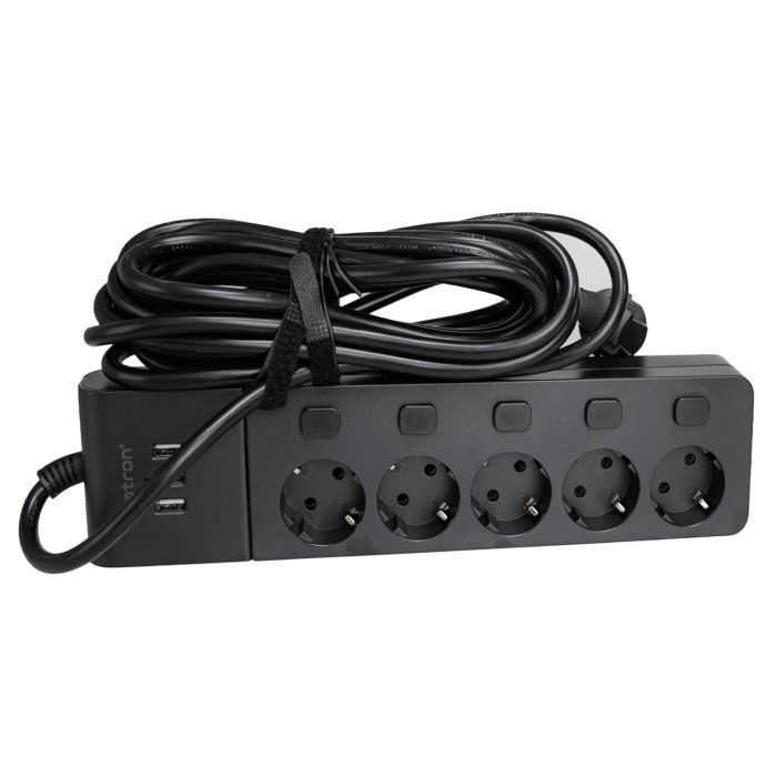 Мережевий фільтр живлення Patron SP1655-USB (EXT-PN-SP-1655-USB)