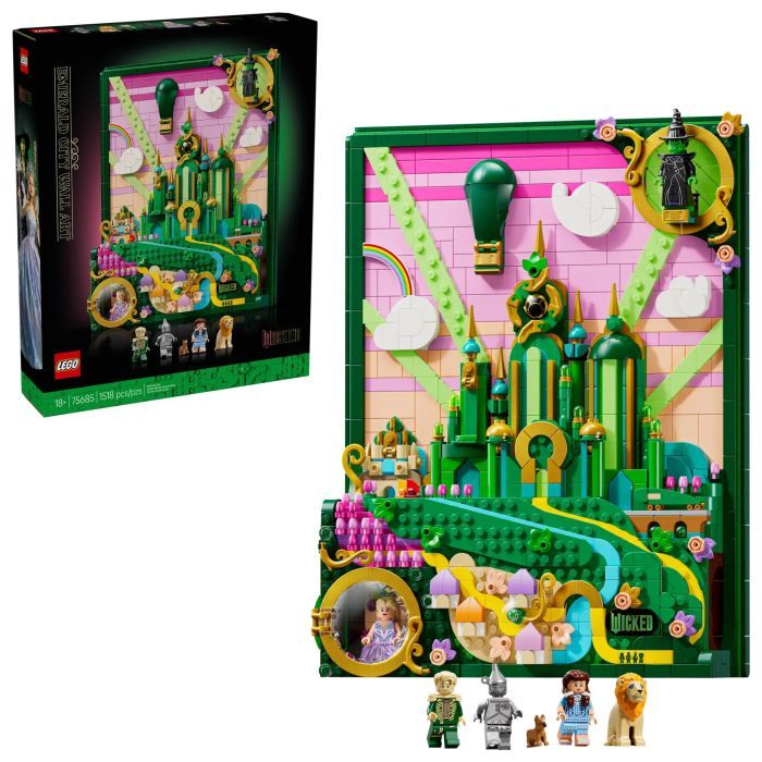 Конструктор LEGO Wicked Эмеральд-сити Настенный декор (75685) изображение 10 Конструктор LEGO Wicked Эмеральд-сити Настенный декор (75685) изображение 10