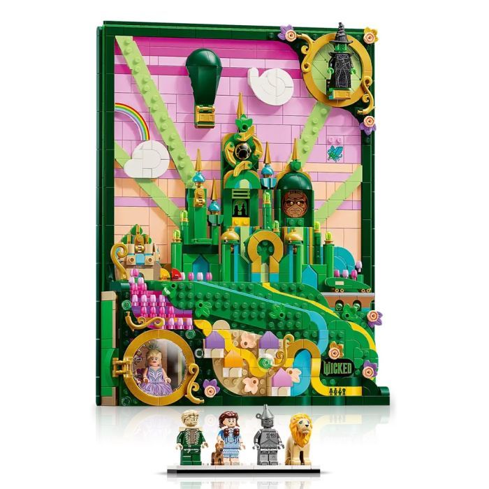 Конструктор LEGO Wicked Эмеральд-сити Настенный декор (75685) изображение 9 Конструктор LEGO Wicked Эмеральд-сити Настенный декор (75685) изображение 9