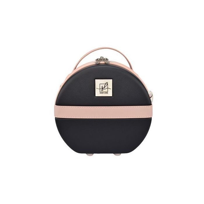 Косметичка Semi Line Бьюті-кейс 5L Champagne/Black (DAS302681) зображення 3 Косметичка Semi Line Бьюті-кейс 5L Champagne/Black (DAS302681) зображення 3