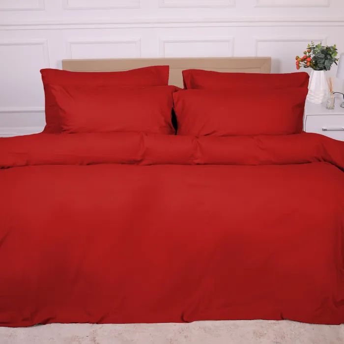 Постельное белье MirSon 009 Red Фланель 143х210 Полуторный (2200009651618) изображение 7