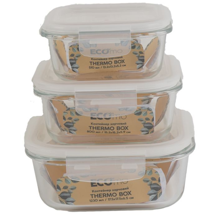 Пищевой контейнер Ecomo Thermo Box квадратний 800 мл (3SC080-LL) изображение 4