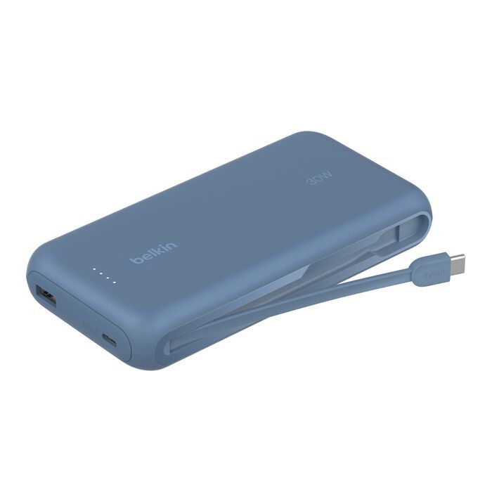 Батарея універсальна Belkin 20000mAh, 30W USB-C Blue (BPB024HQBL) зображення 3