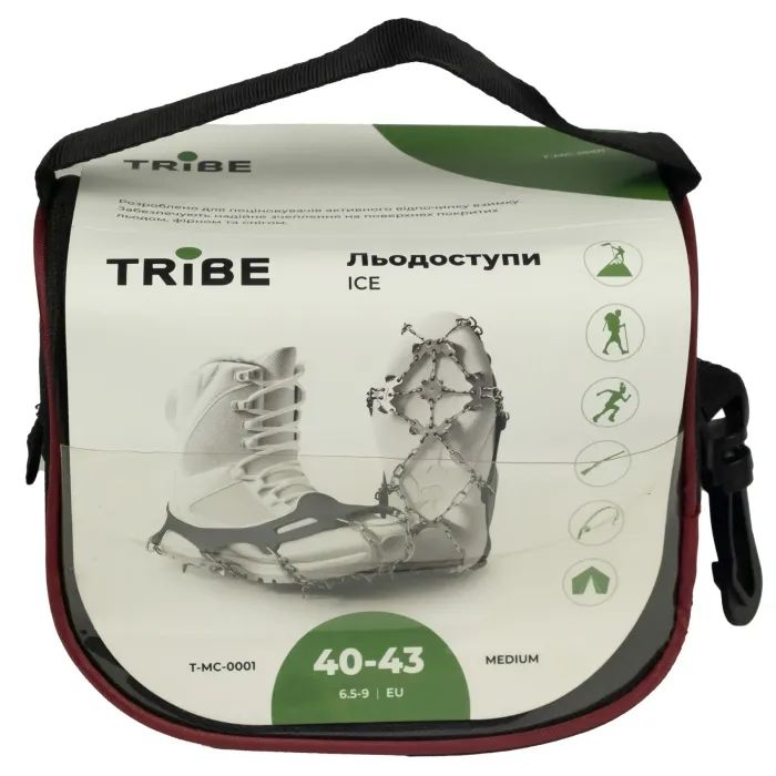 Льодоступи Tribe Ice M 40-43 (T-MC-0001-M-black) зображення 3