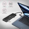 Концентратор AXAGON USB-C to 7xUSB 3.0 black (HUE-F7C) изображение 3