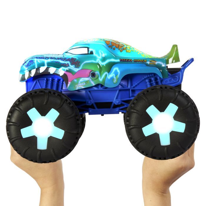 Радиоуправляемая игрушка Hot Wheels Автомодель Monster Trucks Мега Рекс 1:15 (JBD90) изображение 5