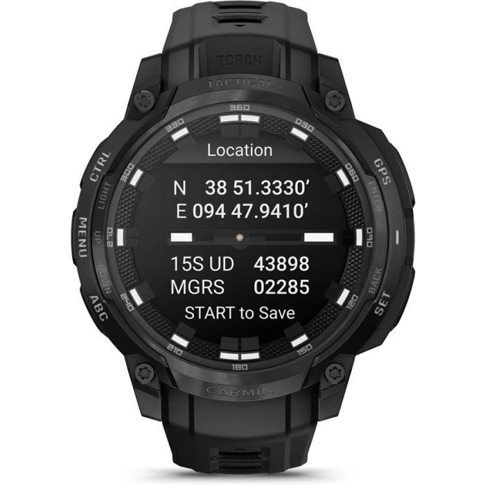 Смарт-часы Garmin Instinct Crossover AMOLED, Tactical, Black/Black, GPS смарт-годинник (010-03398-02) изображение 10