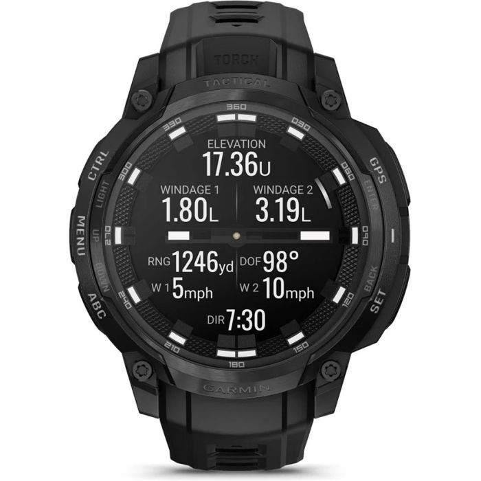 Смарт-часы Garmin Instinct Crossover AMOLED, Tactical, Black/Black, GPS смарт-годинник (010-03398-02) изображение 11