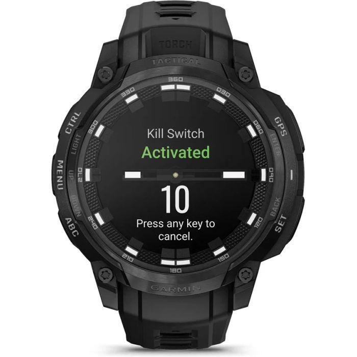 Смарт-часы Garmin Instinct Crossover AMOLED, Tactical, Black/Black, GPS смарт-годинник (010-03398-02) изображение 7