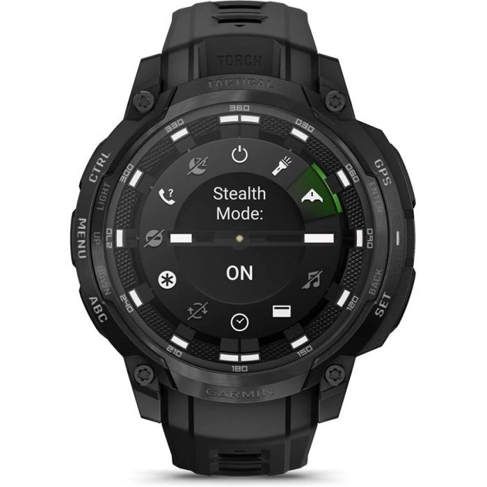 Смарт-часы Garmin Instinct Crossover AMOLED, Tactical, Black/Black, GPS смарт-годинник (010-03398-02) изображение 8