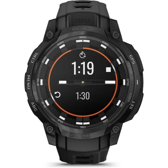 Смарт-часы Garmin Instinct Crossover AMOLED, Tactical, Black/Black, GPS смарт-годинник (010-03398-02) изображение 9