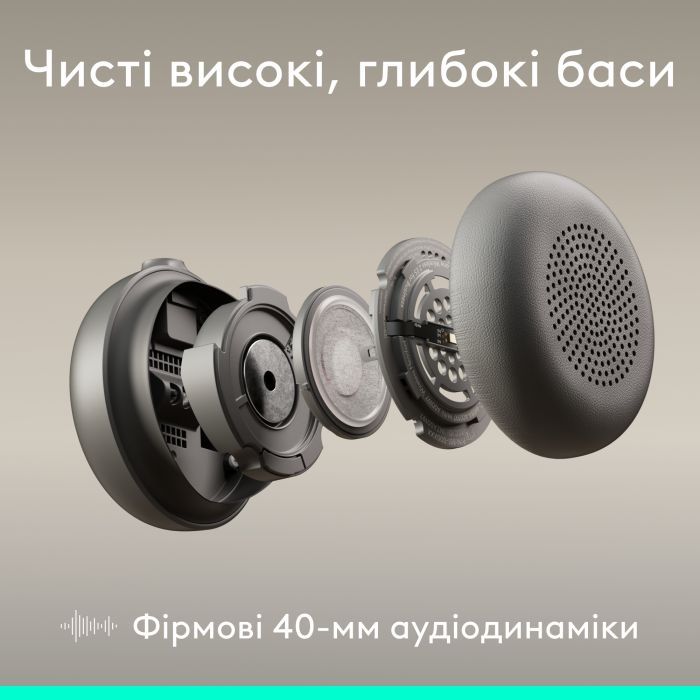 Наушники Logitech Zone Wired 2 for Business USB Graphite (981-001615) изображение 4