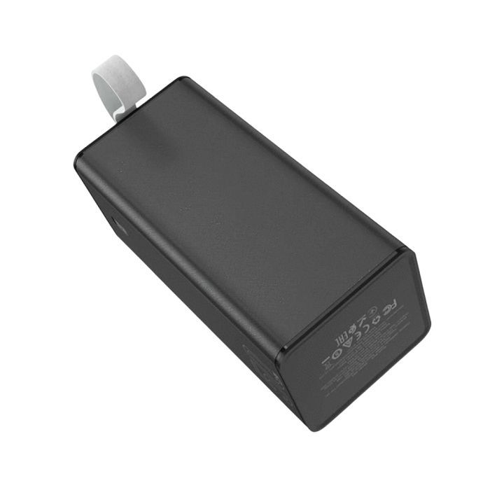 Батарея універсальна HOCO 50000mAh Powermaster PD/20W, QC/22.5W, Lamp, Black (J86A / 714738) зображення 3