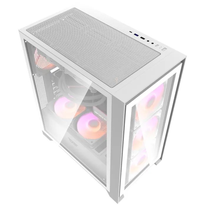 Корпус для ПК DARKFLASH DRX70 GLASS WHITE изображение 3