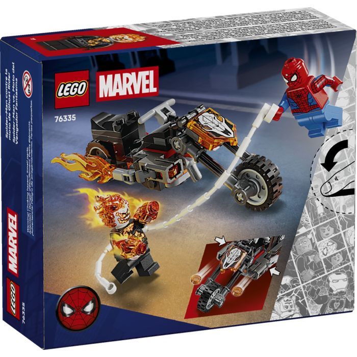 Конструктор LEGO Super Heroes Людина-павук vs. Примарний вершник на мотоциклі (76335) зображення 6