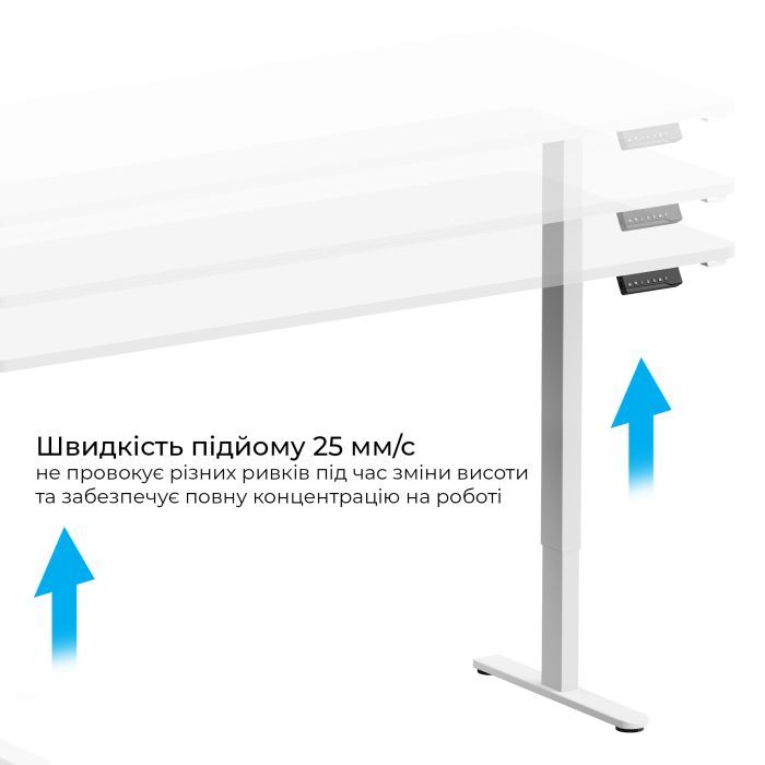 Комп'ютерний стіл OfficePro ODE1880W White (ODE1880W) зображення 5