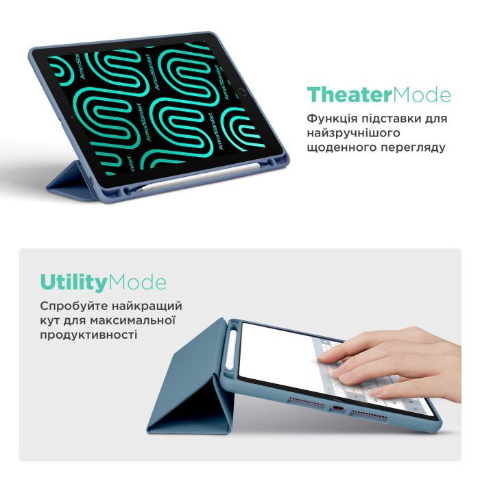 Чехол для планшета Armorstandart Smart Fold Pen Samsung Galaxy Tab A11+ Black (ARM89308) изображение 4