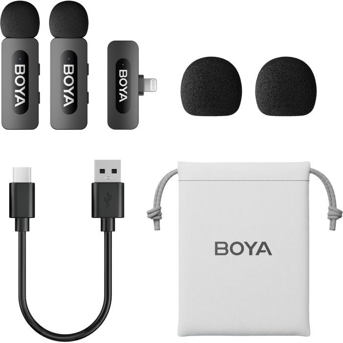 Микрофон Boya BY-V2 Lightning Black (BY-V2) изображение 2