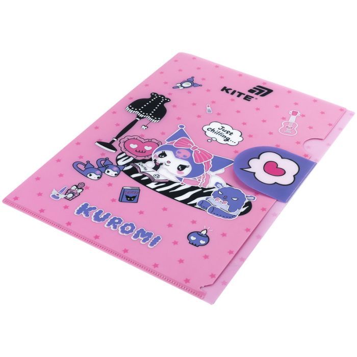 Папка - куточок Kite із клапаном A4 Kuromi- 2 (HK25-248-2) зображення 2