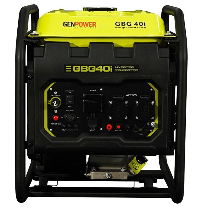 Генератор GenPower инверторный GBG 40I 3.5kVA (4kVA), 230V, 50Hz, 15.0л. (GBG 40I) изображение 2