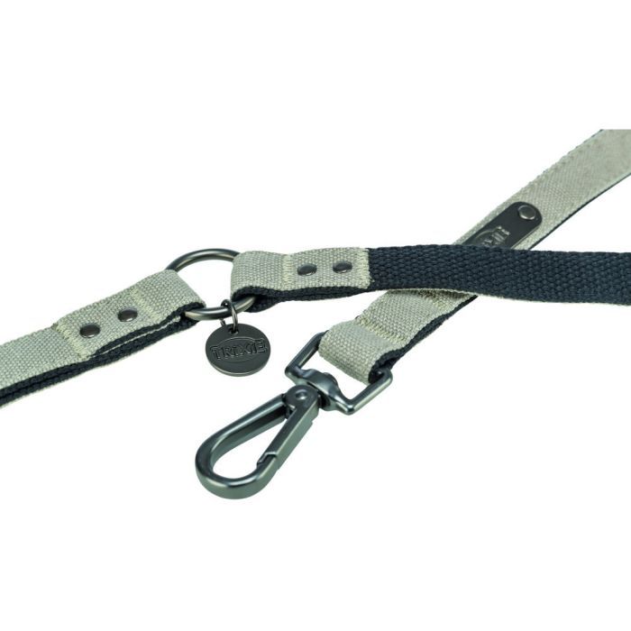 Повідець для собак Trixie CityStyle бавовна S–M 1.2 м 13 мм світло-сірий (4053032681378) зображення 2