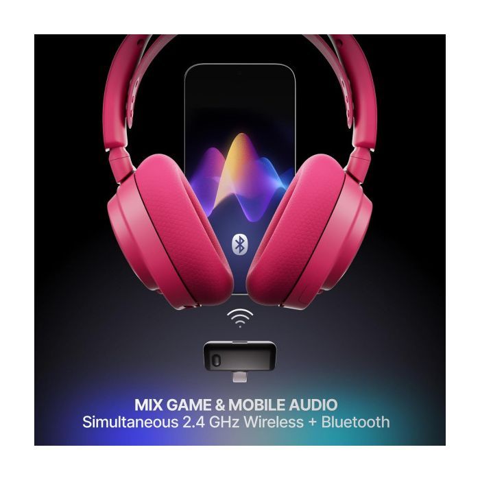 Наушники SteelSeries Arctis Nova 7 Gen 2 Wireless Magenta (61732) изображение 6