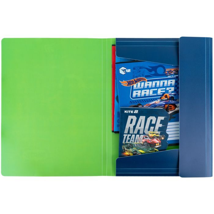 Папка на резинках Kite A4 Hot Wheels (HW25-247) зображення 4