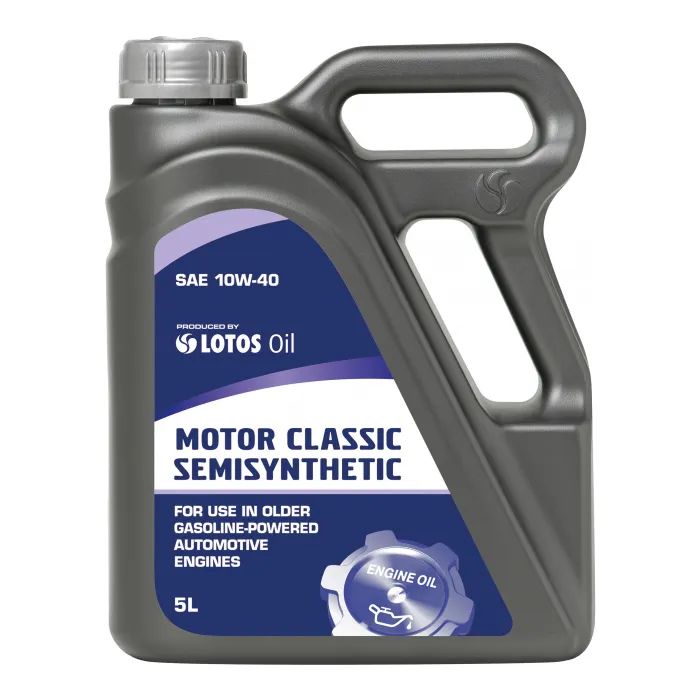 Моторное масло Lotos MOTOR CLASSIC SEMISYNTHETIC 10W40 SG/CE 5л (WG-K502440-0H0)