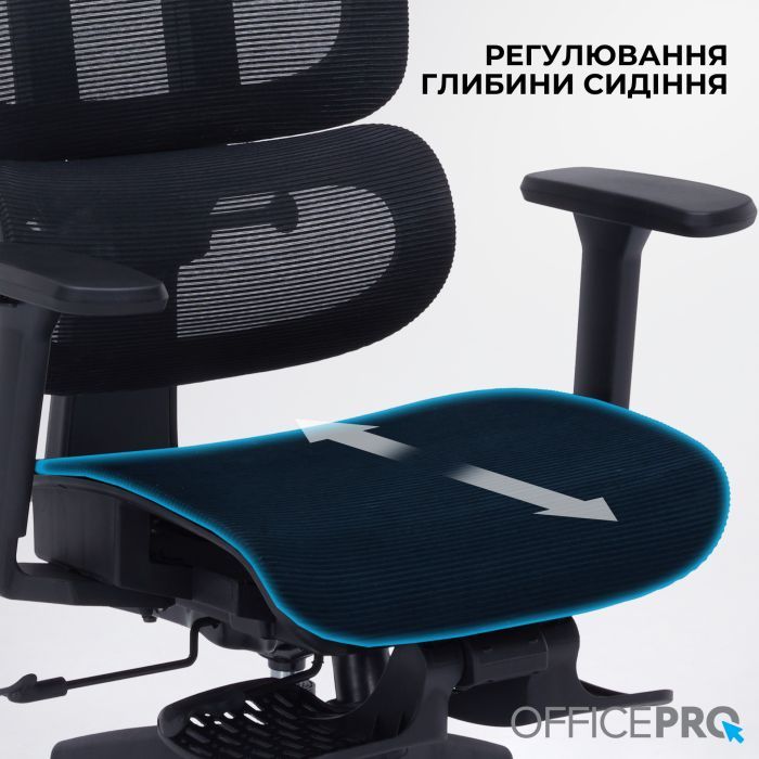 Офісне крісло OfficePro Skyline OC750-B-B-B (OC750-B-B-B) зображення 9