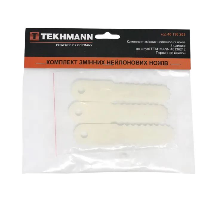 Ніж для тримера Tekhmann нейлоновий до шпулі 3 шт (40136203)