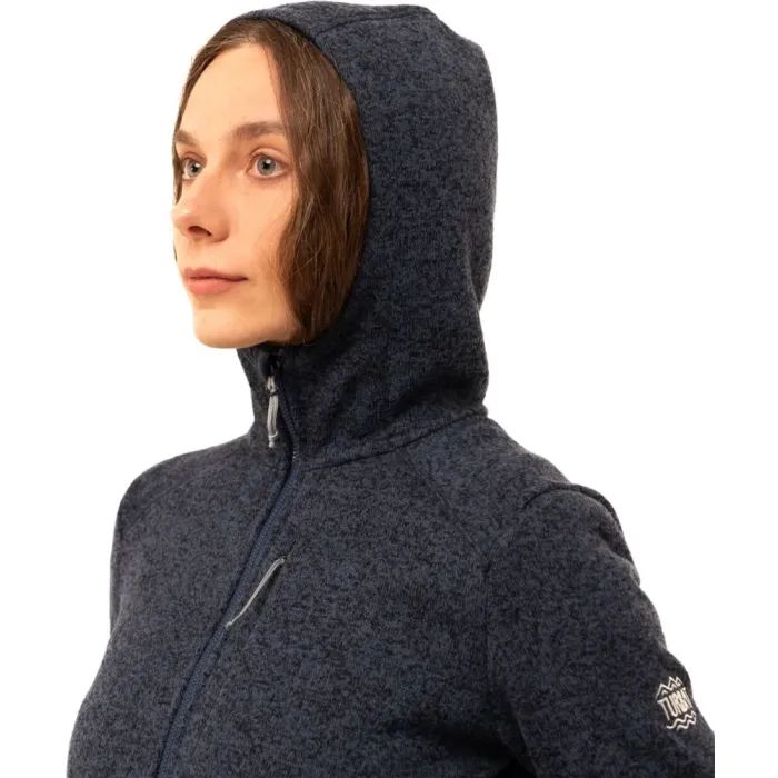 Кофта Turbat Dreamer Hood Wmn indian teal - XS - темно-синій меланж (012.004.5465) зображення 4